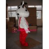 Red Cattle Mascot Costume