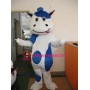 Blue Cattle Mascot Costume