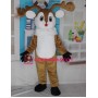 Red Nose Deer Mascot Costume Adult Deer Costume