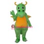 Big Nose Green Dinosaur Mascot Adult Costume
