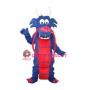Blue Mushu Mascot Adult Costume