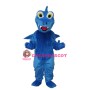 Blue Thorn Dragon Mascot Adult Costume