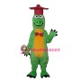 Gentleman Dinosaur Mascot Adult Costume