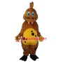 Golden Brown Dinosaur Mascot Adult Costume