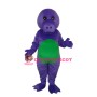Purple Dinosaur Mascot Adult Costume