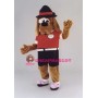 Coffee Dog Mascot Costume