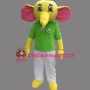 Yellow Elephant Mascot Costume Cartoon Costum