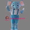 Blue Elephant Mascot Costume Cartoon Costum