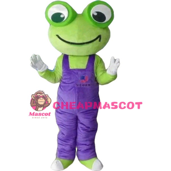 Cartoon Frog Mascot Costume