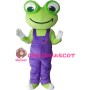 Cartoon Frog Mascot Costume