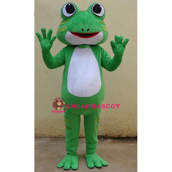 Green Frog Mascot Costume