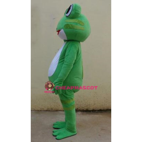 Green Frog Mascot Costume