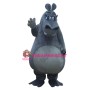 Cartoon Hippo Mascot Costume