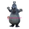Cartoon Hippo Mascot Costume