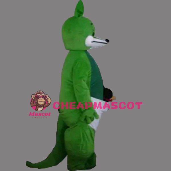 Green Kangaroo Mascot Costume