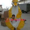 Yellow Big Kangaroo Mascot Costume