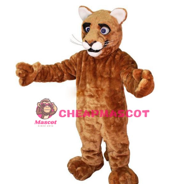 Little Leopard Panther Cat Cougar Cub Mascot Costume