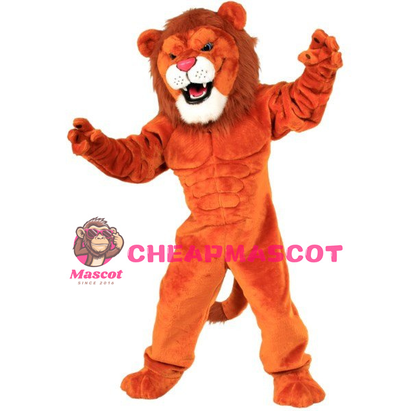 Lion Power Cat Mascot Costume