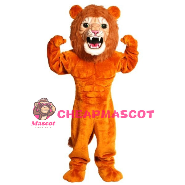Super Power Cat Lion Mascot Costume