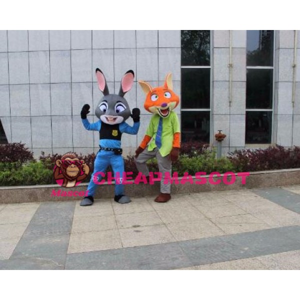 Nick Fox Mascot Costume Zoo Role Playing