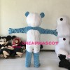 Blue Panda Mascot Costume Christmas