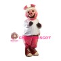 Ollie Oink Pig Mascot Costume