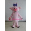 Character Adult cute pink pig Mascot Costume