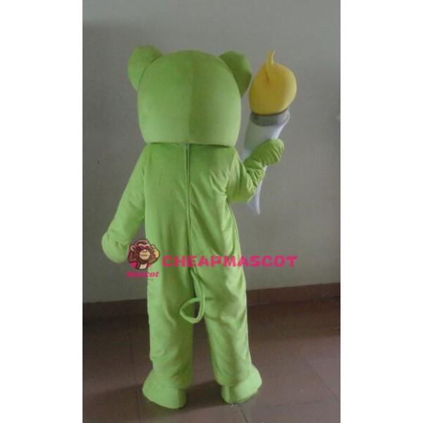 Green Pig Mascot Costume Adult Costume