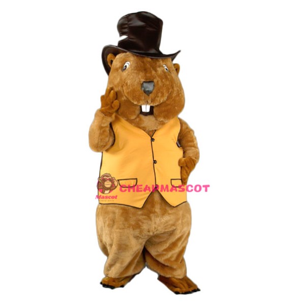 Mr. Beaver Mascot Costume