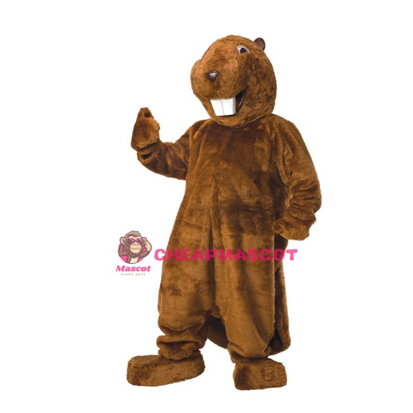 Adult Beaver Mascot Costume