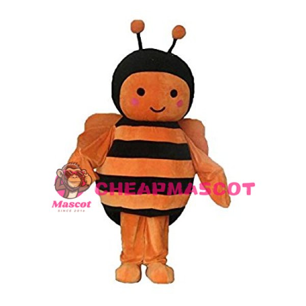 Orange Black Bee Christmas Halloween Mascot Costume