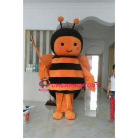 Orange Black Bee Christmas Halloween Mascot Costume