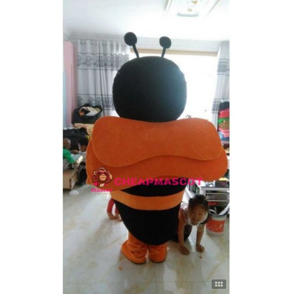 Orange Black Bee Christmas Halloween Mascot Costume