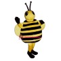 Fat Bee Mascot Costume