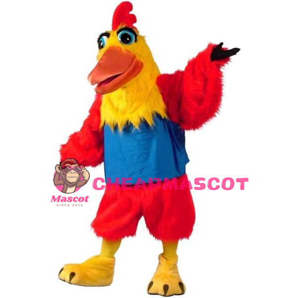High Quality Rooster Mascot Costume