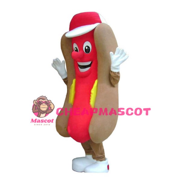 Hot Dog Fast Food Advertising Restaurant Mascot Costume