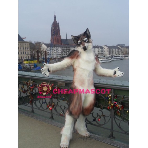 Free Wolf Mascot Costume
