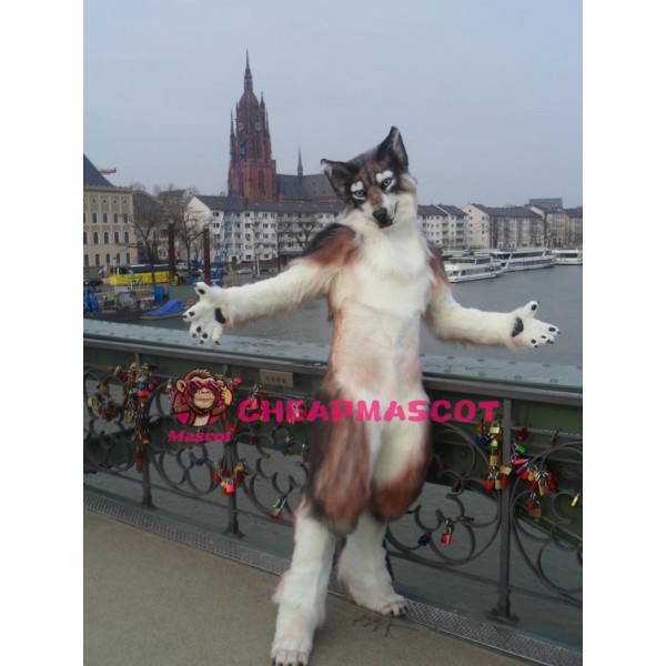 Free Wolf Mascot Costume