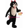 Black Wolf Mascot Costume