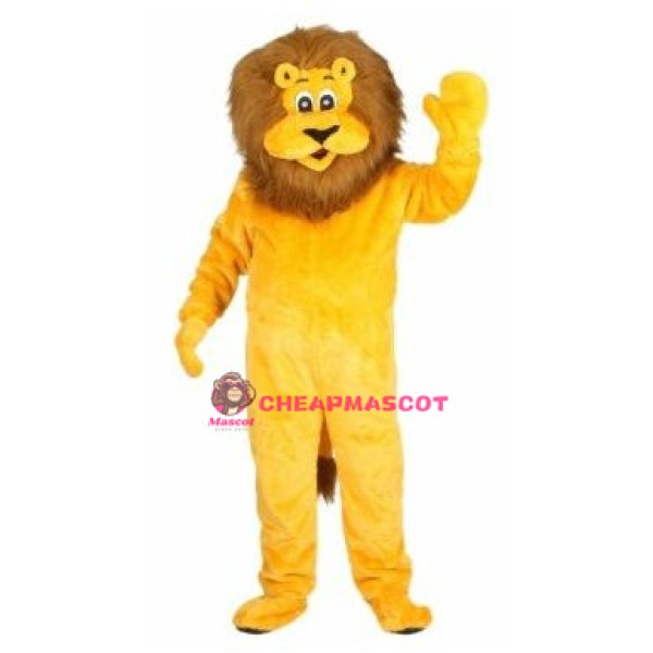 Lionel the Lion Mascot Adult Costume