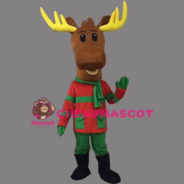 Lovely Christmas Deer Mascot Costume