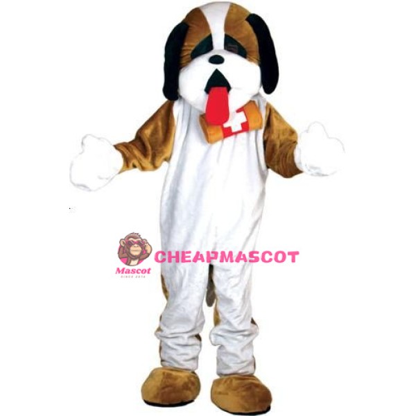 St Bernard Dog Mascot Costume
