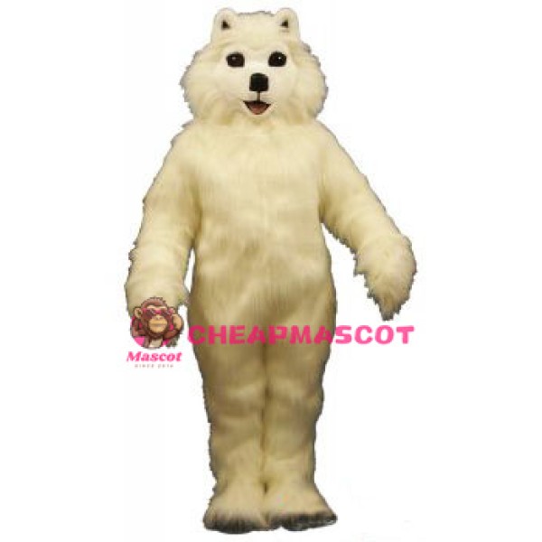 White Dog Mascot Costume