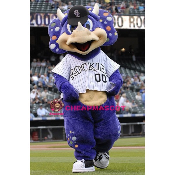 Triceratops Dinosaur Mascot Costume