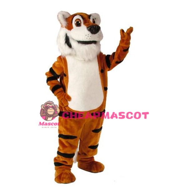T. Toby Tiger Mascot Costume