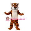 T. Toby Tiger Mascot Costume