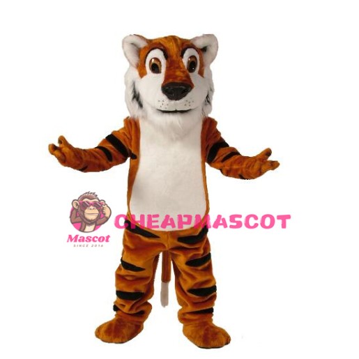 T. Toby Tiger Mascot Costume