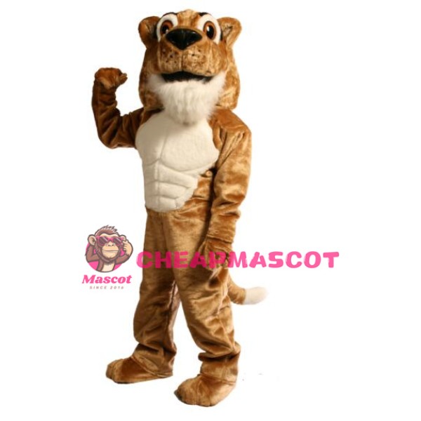 Corby Power Cat Cougar Mascot Costume