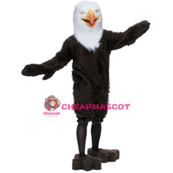 Adult Super Deluxe Mascot American Eagle Costume