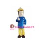 New Fireman adult mascot costume